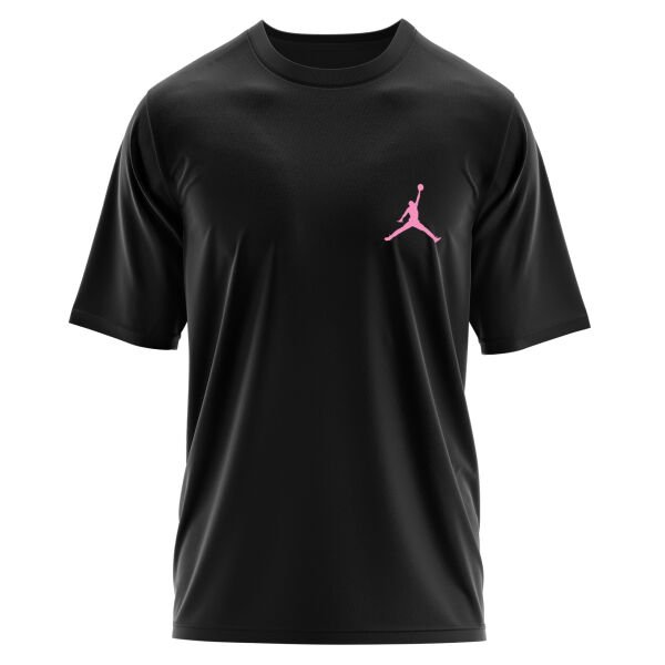 Air Jordan Pink Stroked Oversize Tişört