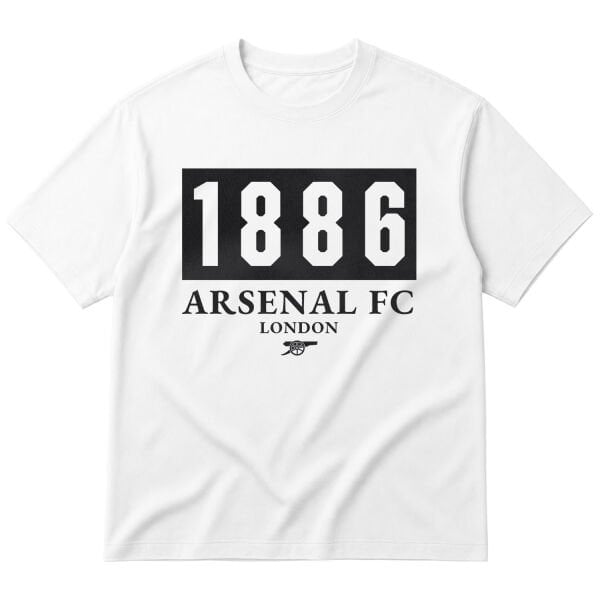 Arsenal Football Club 1886 Oversize Tişört