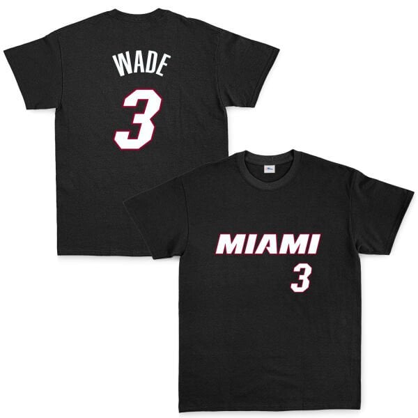 Dwayne Wade 3 THRBCK Jersey Tişört