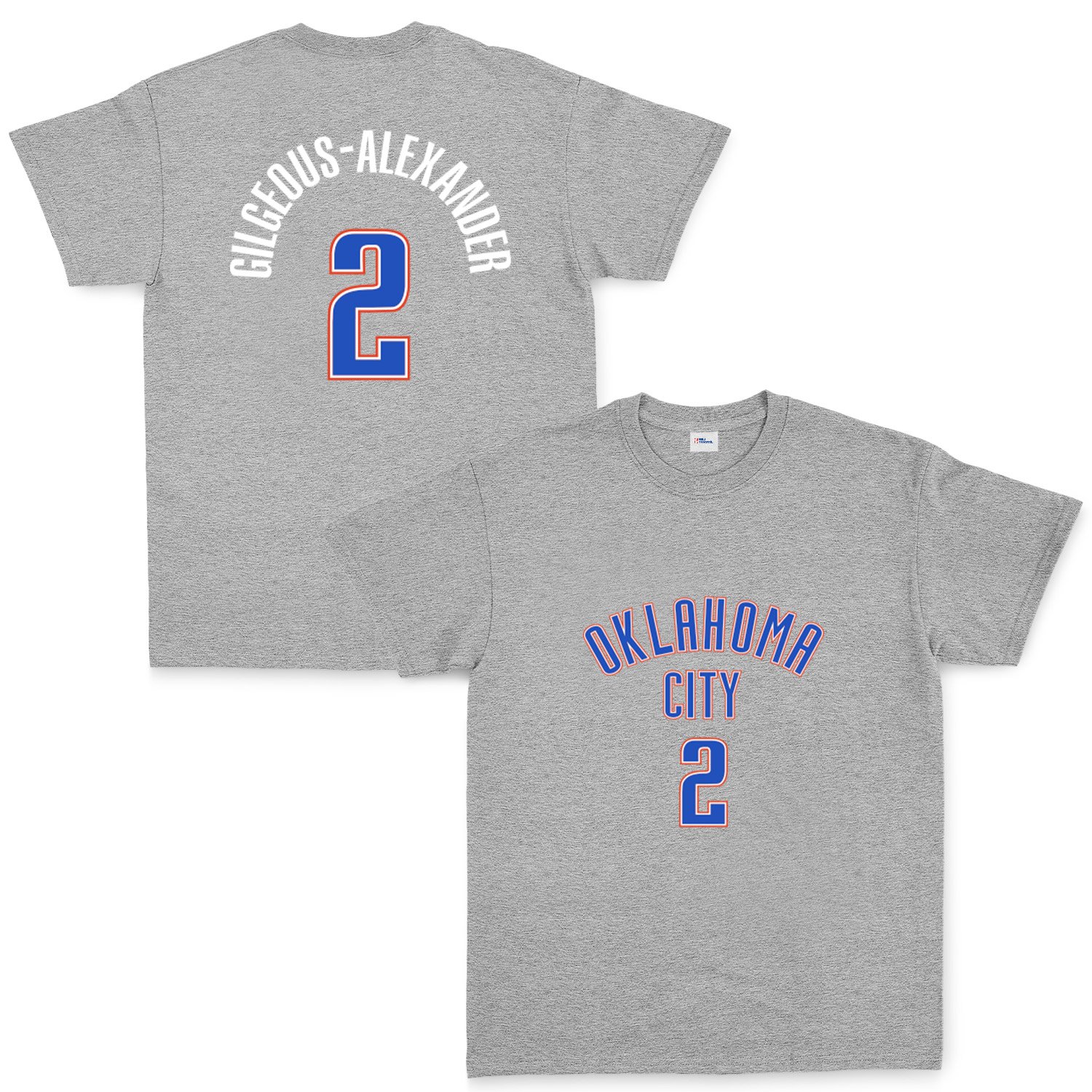 Shai Gilgeous-Alexander Oklahoma Forma Tişört XXL - Gri