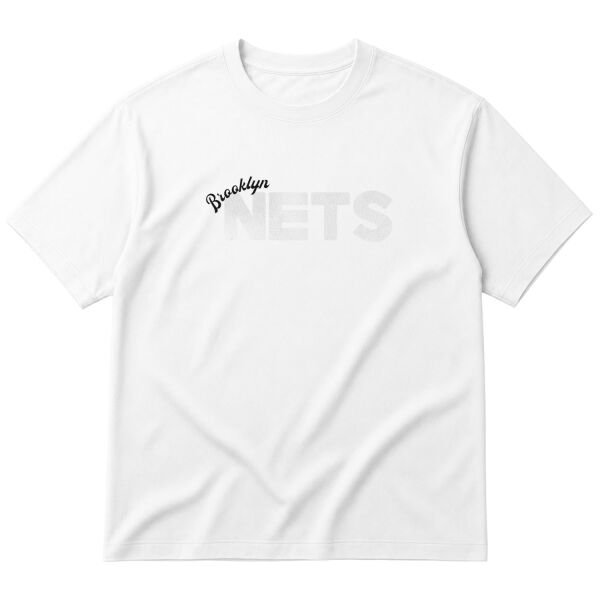 Brooklyn N Oversize Tişört M - Beyaz