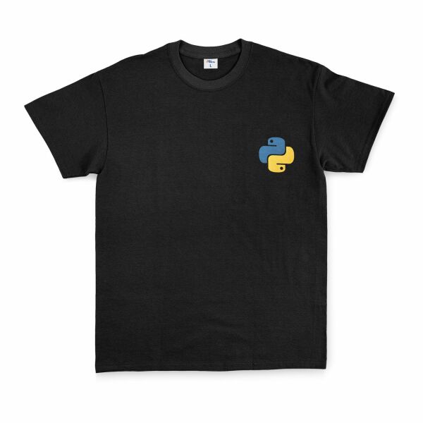 Python Icon Tişört XXL - Siyah