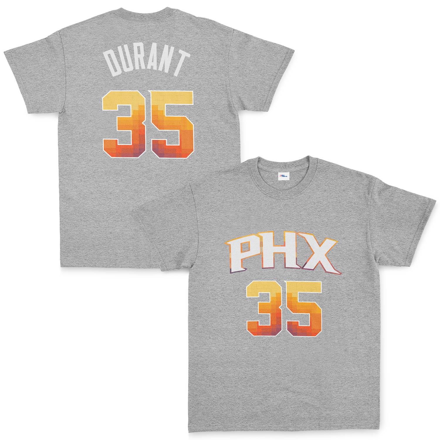 Kevin Durant 35 Phoenix Forma Tişört XXL - Gri