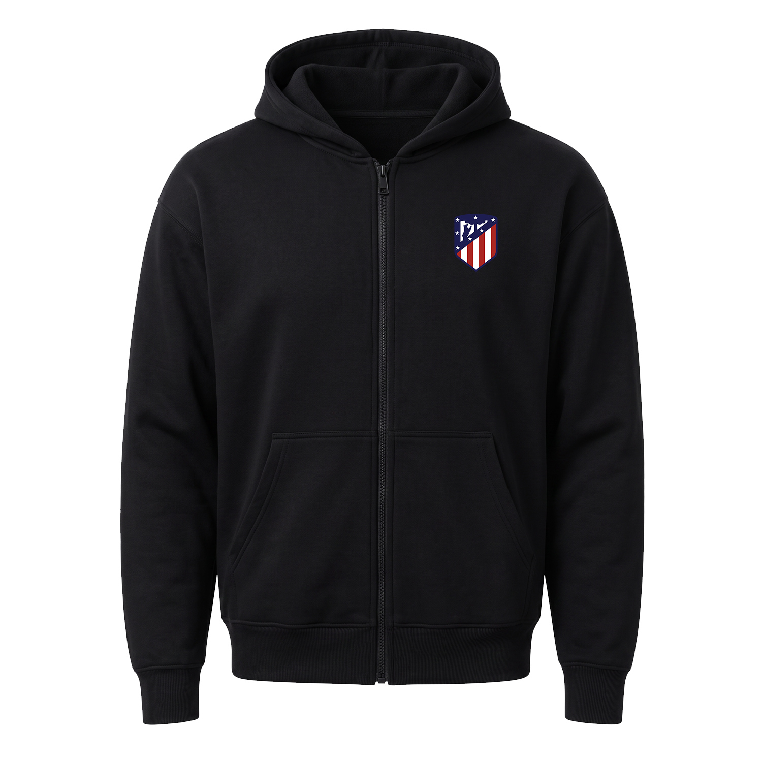 Atlético de Madrid Fermuarlı Kapüşonlu Sweatshirt