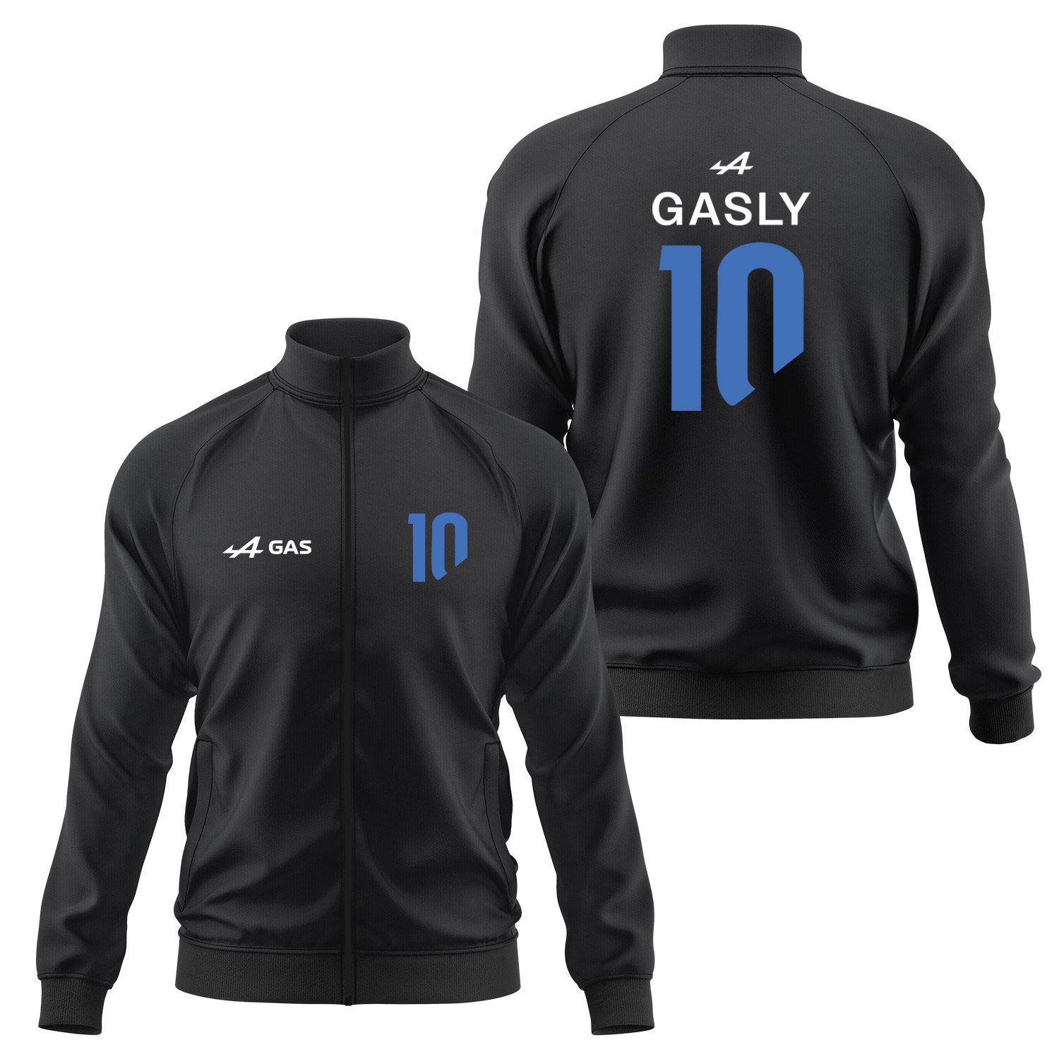 Pierre Gasly 10 Driver Basic Fermuarlı Sweatshirt M - Siyah | OUTLET
