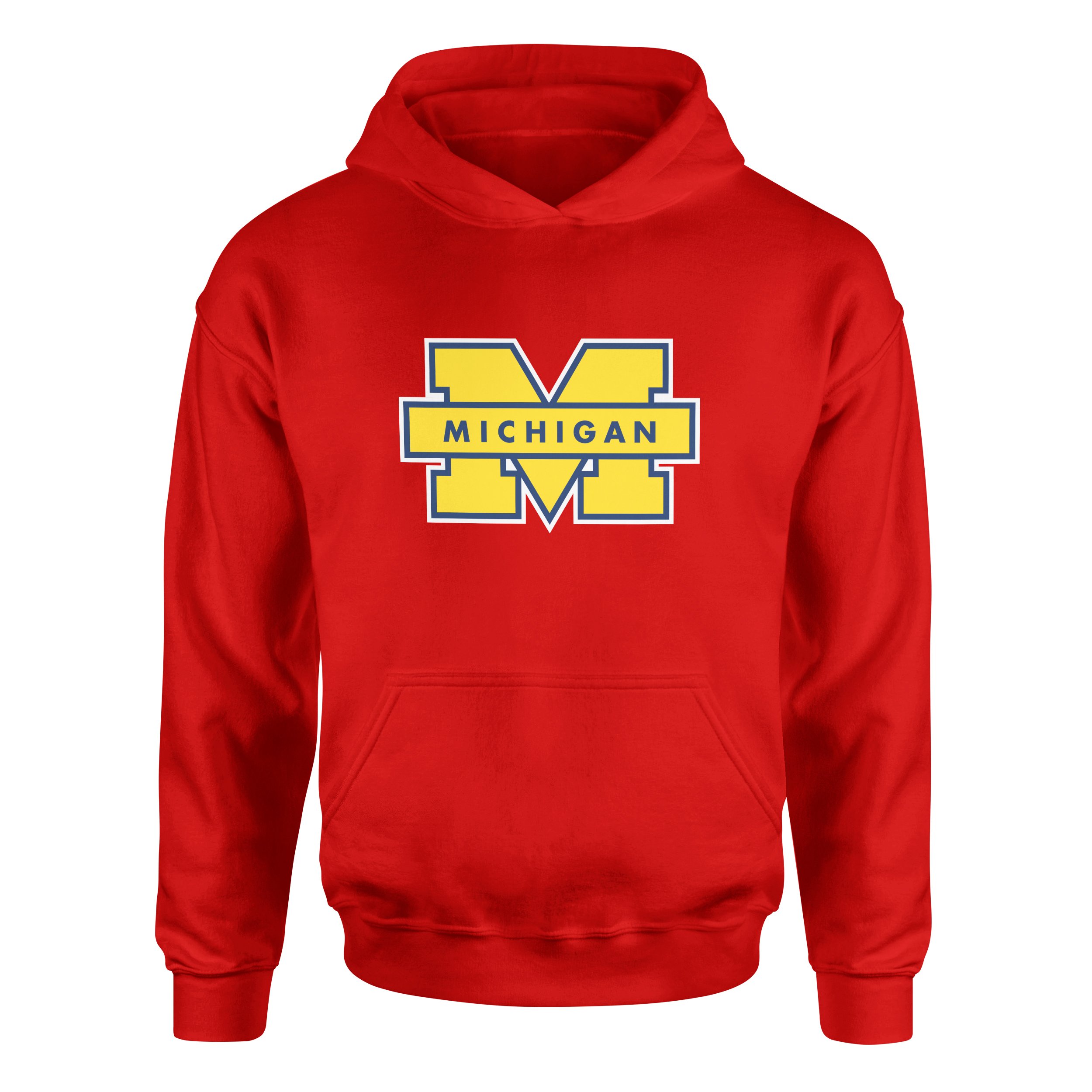 Michigan Wolverines Hoodie S - Kırmızı