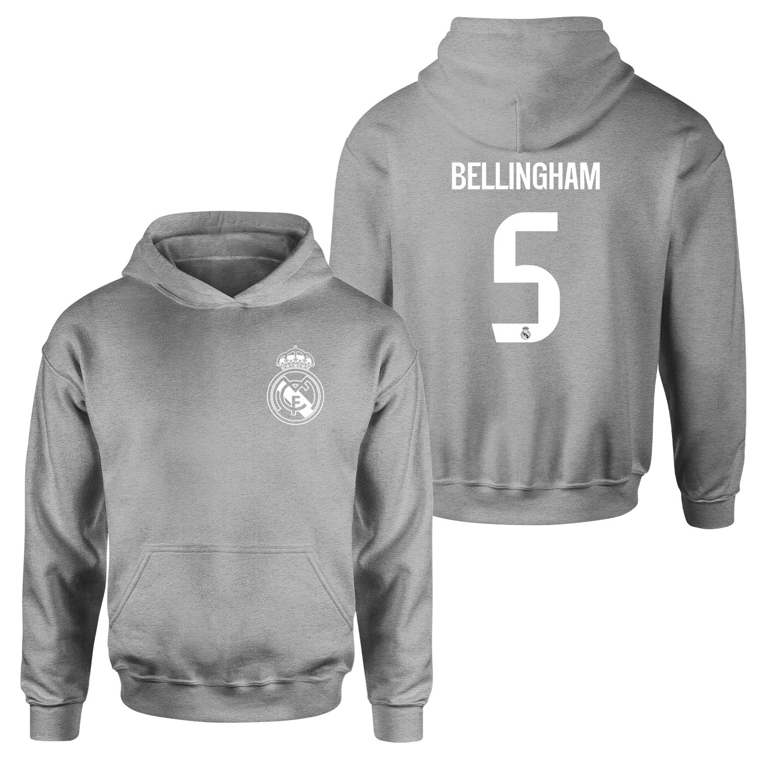 Jude Bellingham RM WH Forma Hoodie M - Gri