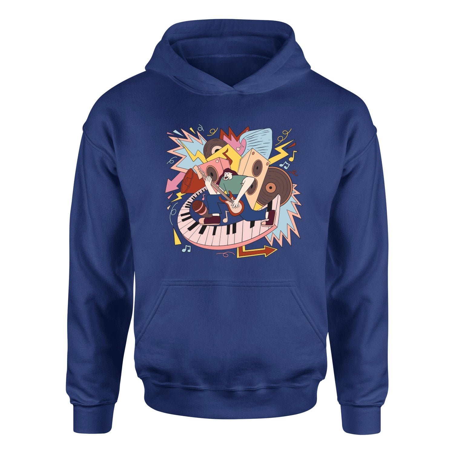World of Music Hoodie L - İndigo Mavisi