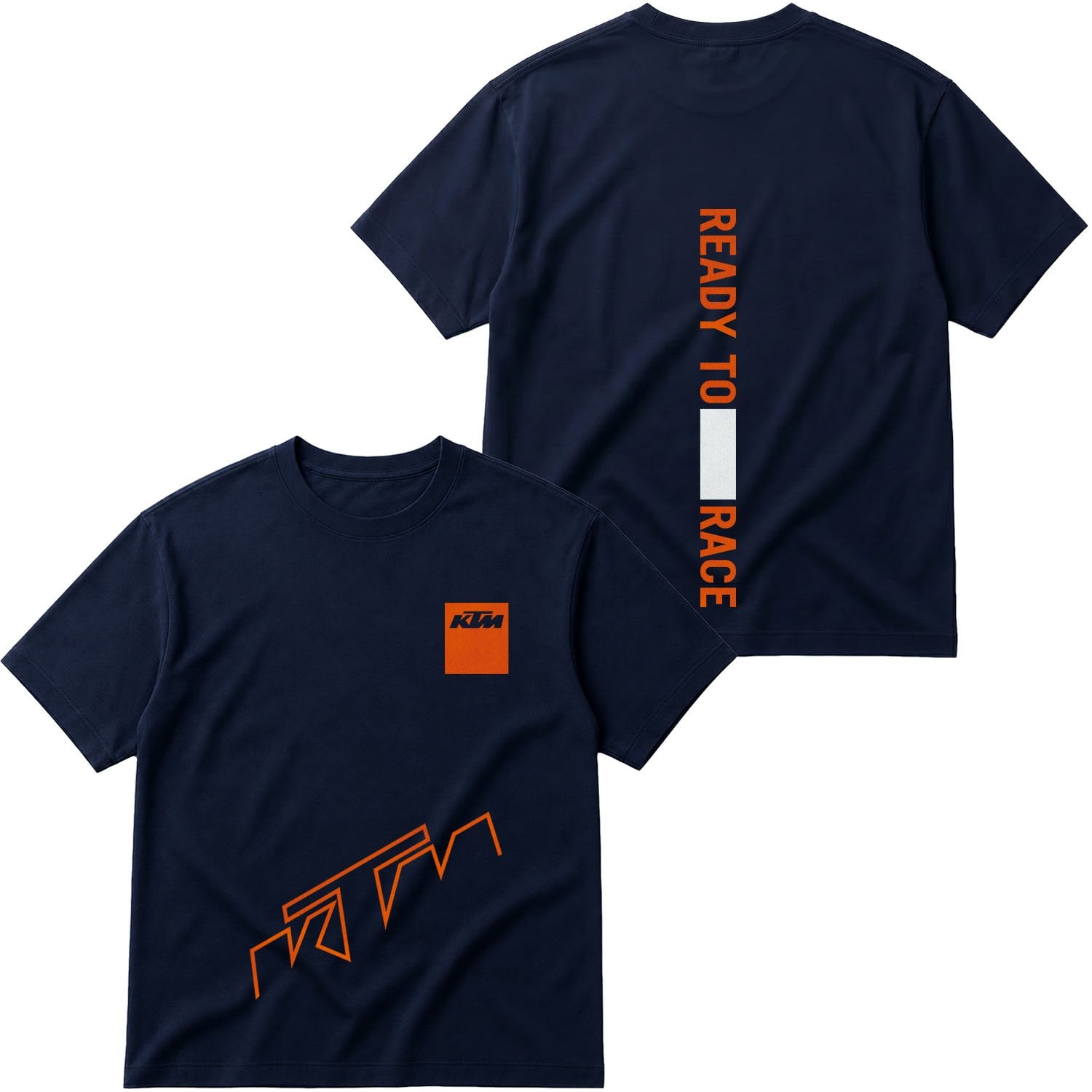 KTM Racing Erzbergrodeo Extreme SE Oversize Tişört L - İndigo Mavisi