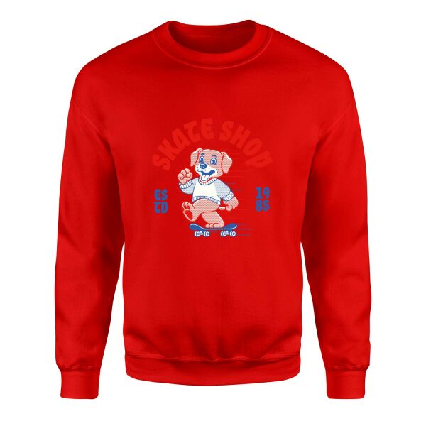 Skate Shop Sweatshirt L - Kırmızı