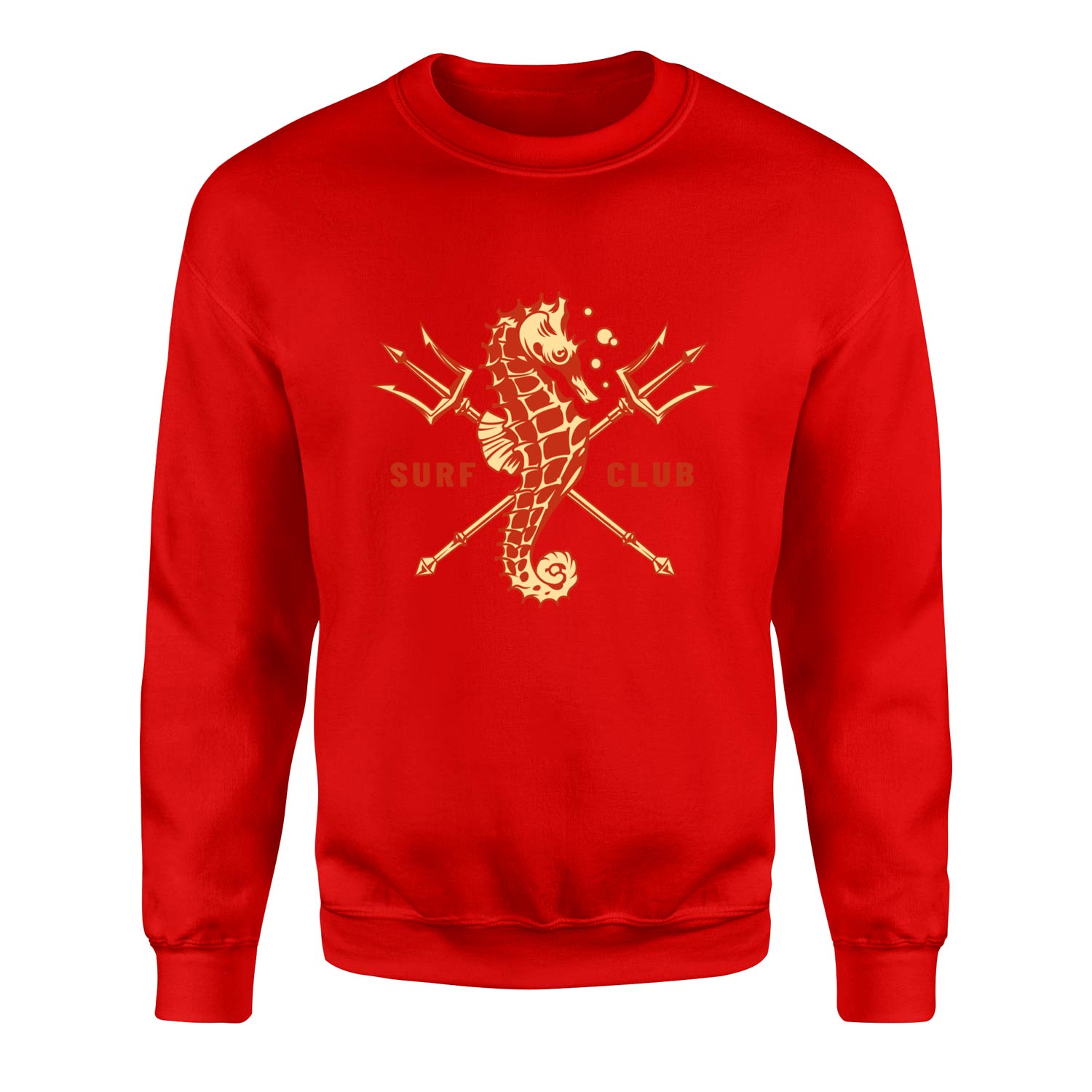 Sea Horse Surf Club Sweatshirt L - Kırmızı