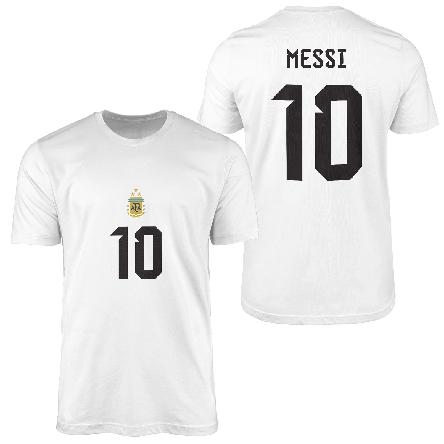 Lionel Messi Forma Tişört L - Beyaz
