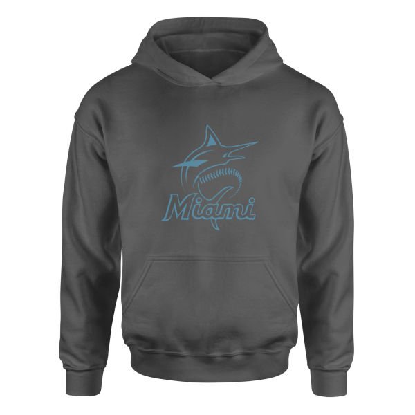 The Marlins Hoodie L - Füme
