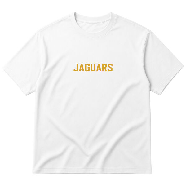 JAX JAGUARS Iconic Oversize Tişört XL - Beyaz