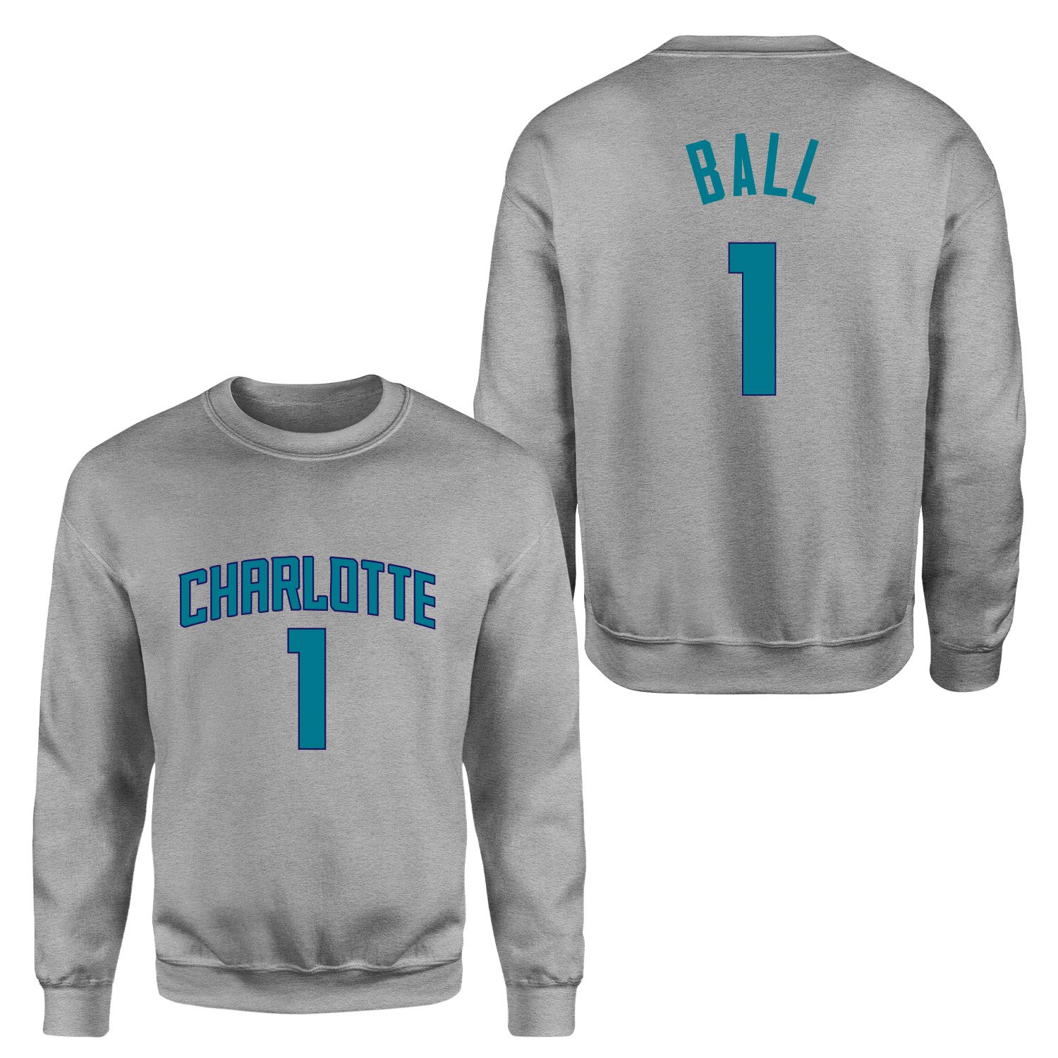 Lamelo Ball 1 Charlotte Forma Sweatshirt L - Gri