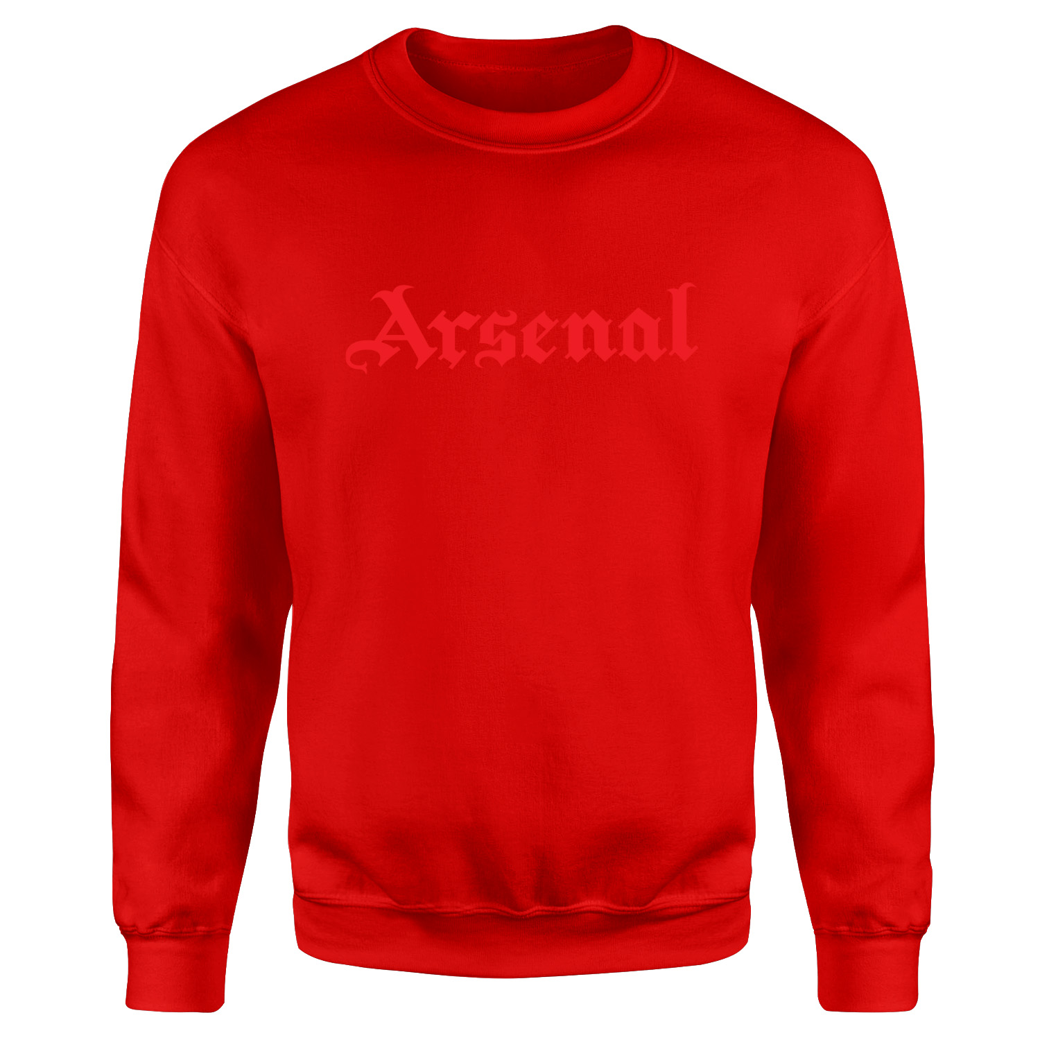 Arsenal Black Letters R Sweatshirt XXL - Kırmızı