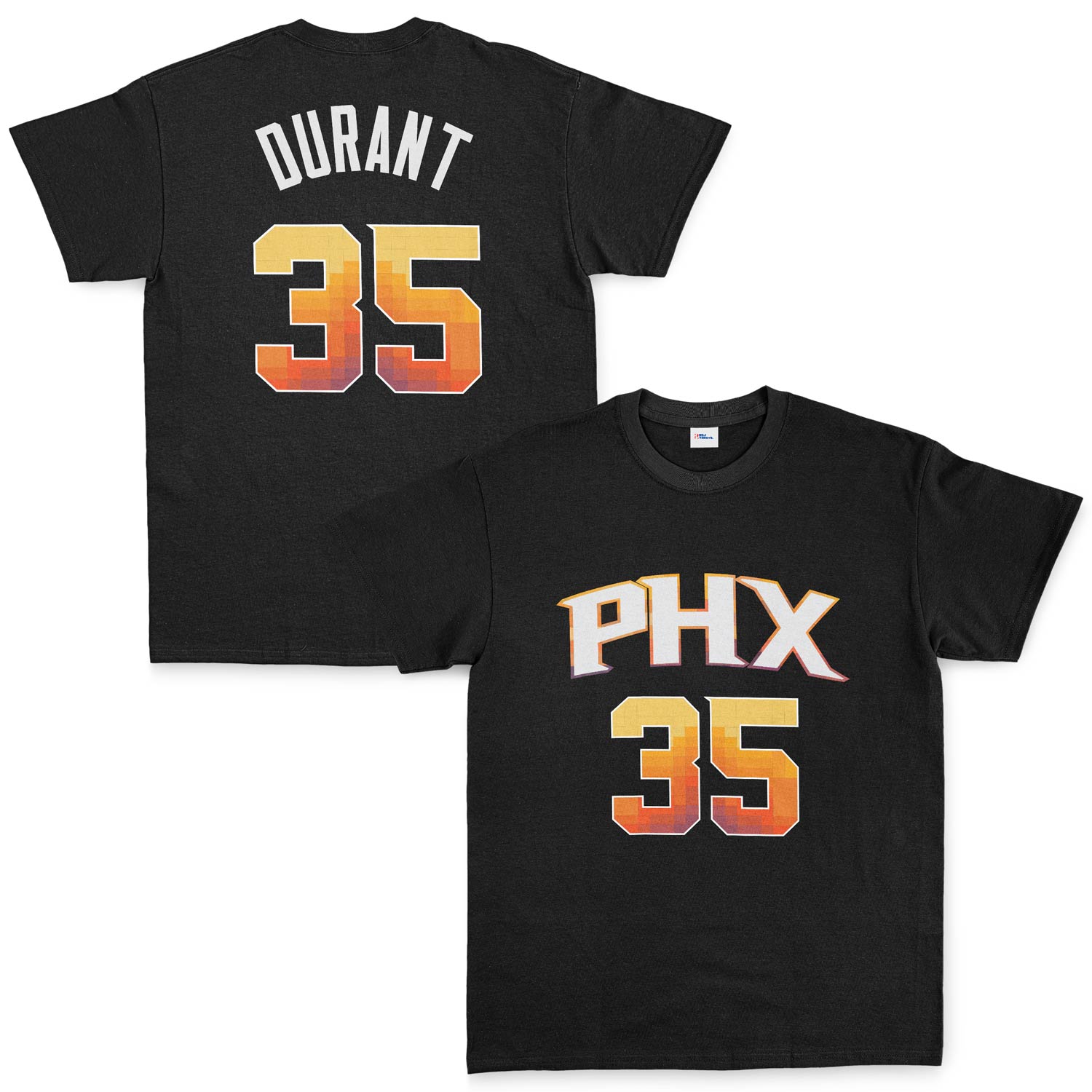 Kevin Durant 35 Phoenix Forma Tişört S - Siyah