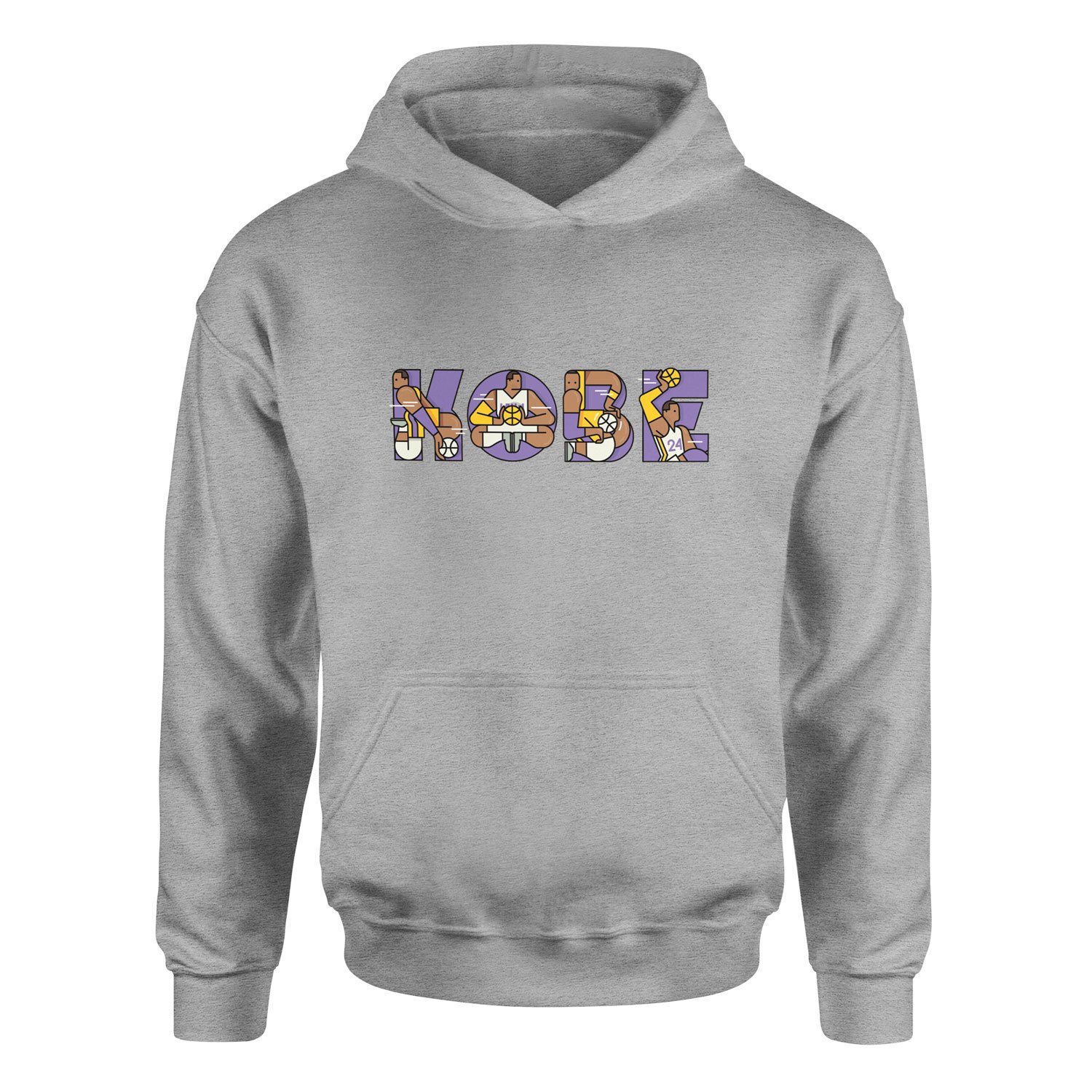KOBE Hoodie XL - Gri