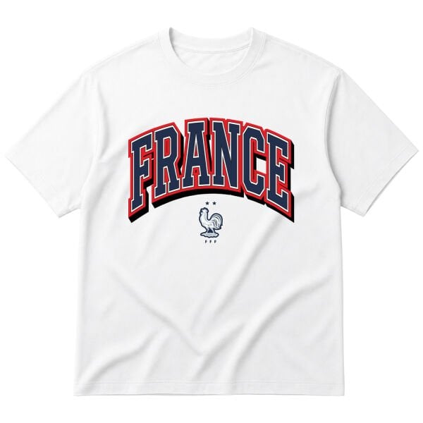 Fransa 2026 Varsity Oversize Tişört