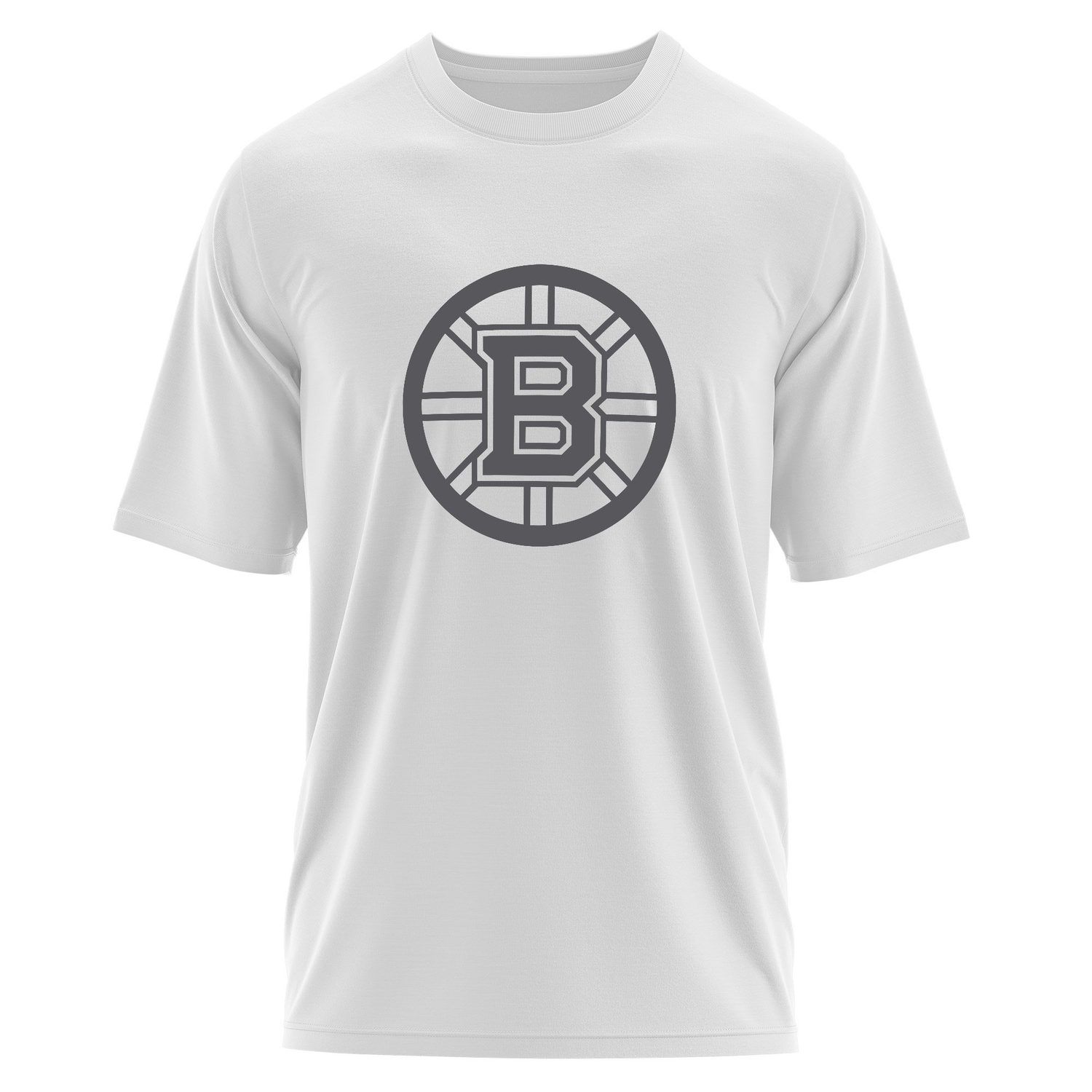 Boston Bruins Muted Black Oversize Tişört XL - Beyaz