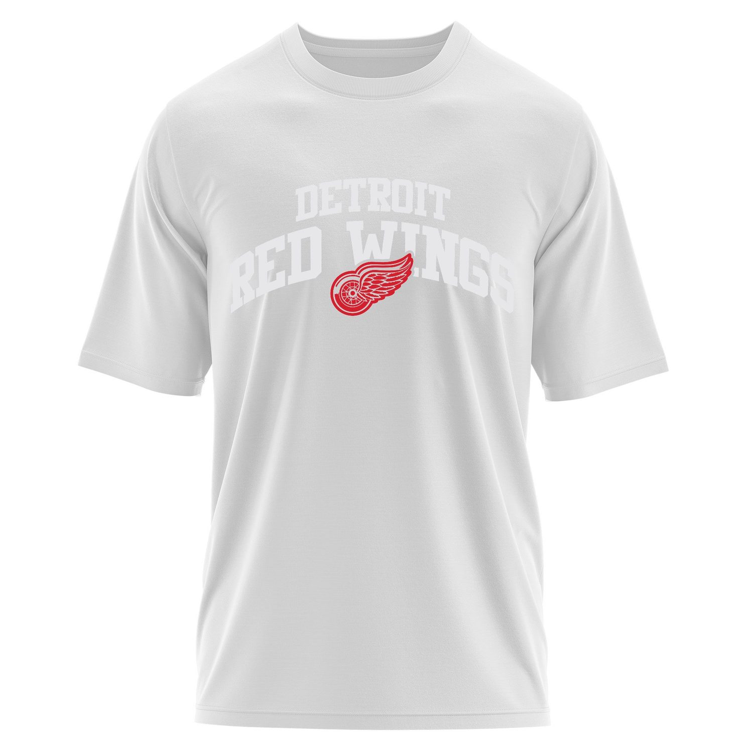 Detroit Red Wings Arch Oversize Tişört S - Beyaz