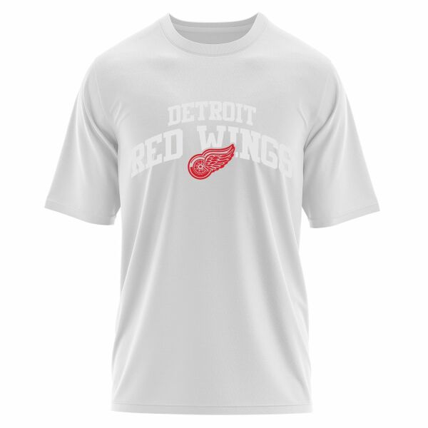 Detroit Red Wings Arch Oversize Tişört S - Beyaz