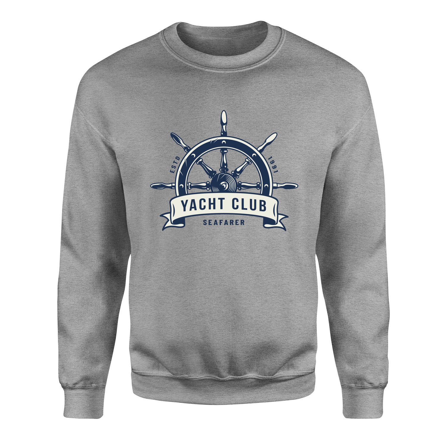 Seafarer Yacht Club Sweatshirt XL - Gri
