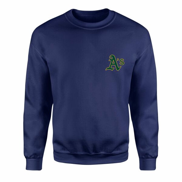 Oakland Athletics Sweatshirt S - İndigo Mavisi