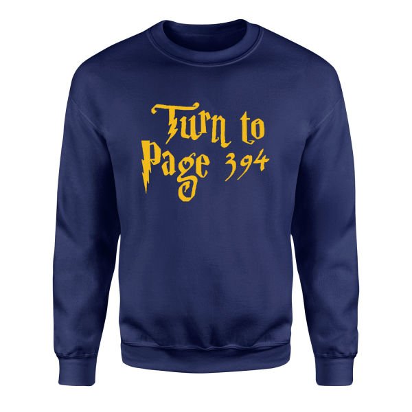 Turn to Page 394 Sweatshirt L - Lacivert