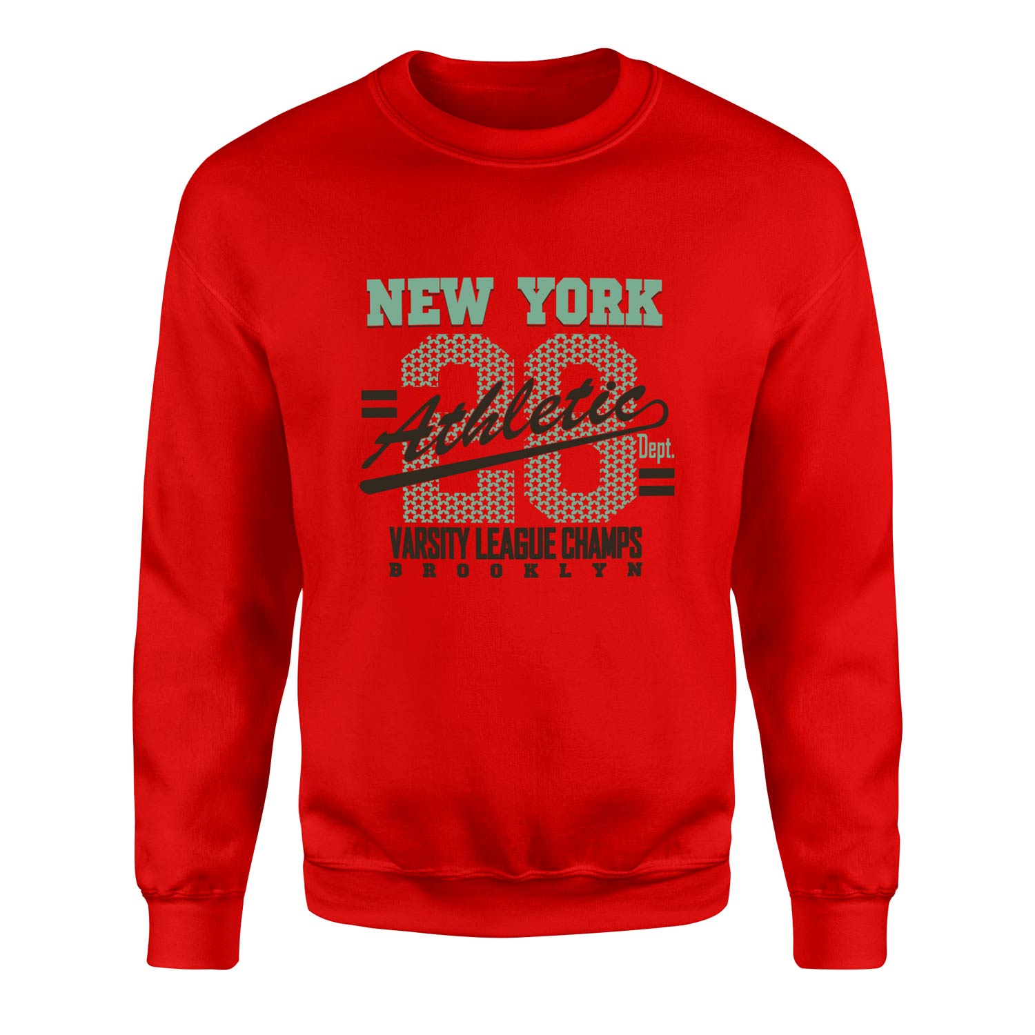 NY Athletic Sweatshirt XXL - Kırmızı