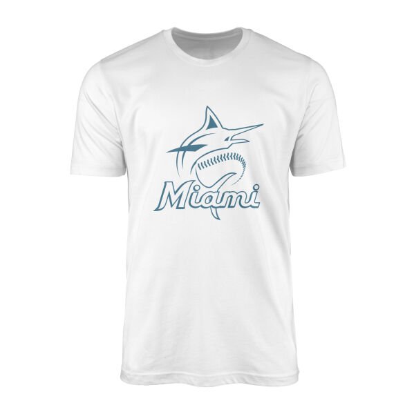 The Marlins Tişört M - Beyaz