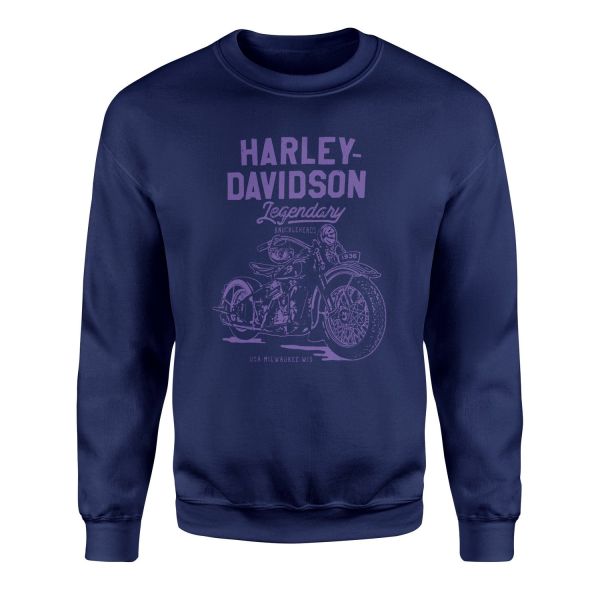 Harley-Davidson XIV Sweatshirt L - İndigo Mavisi