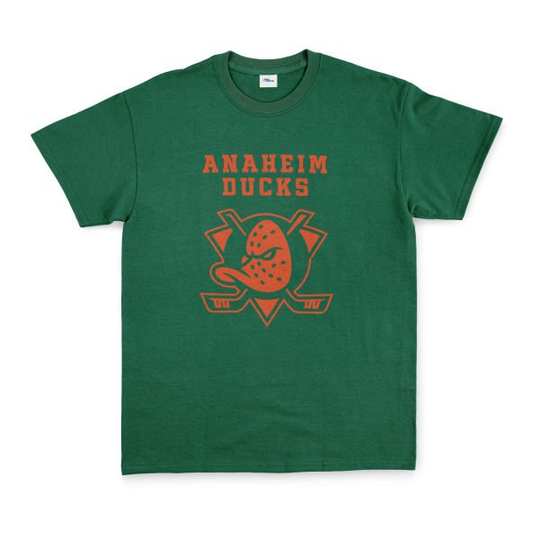 Anaheim Ducks Tişört L - Nefti Yeşili