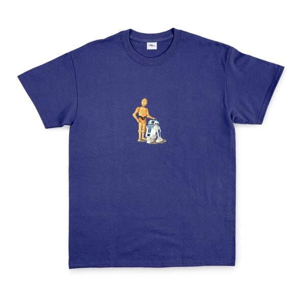 Low-Res Droid Friends Tişört L - İndigo Mavisi | OUTLET