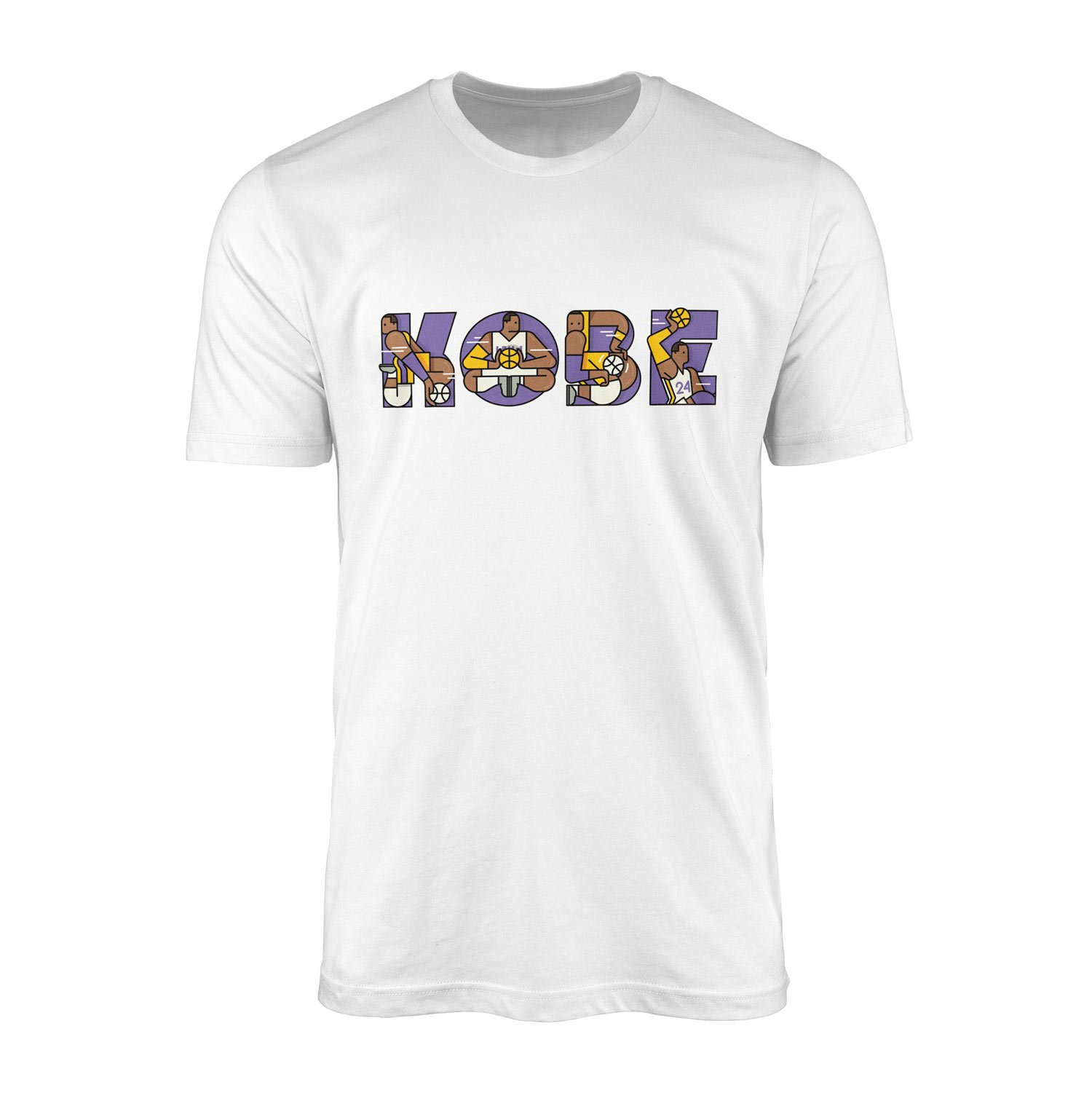KOBE Tişört XXL - Beyaz