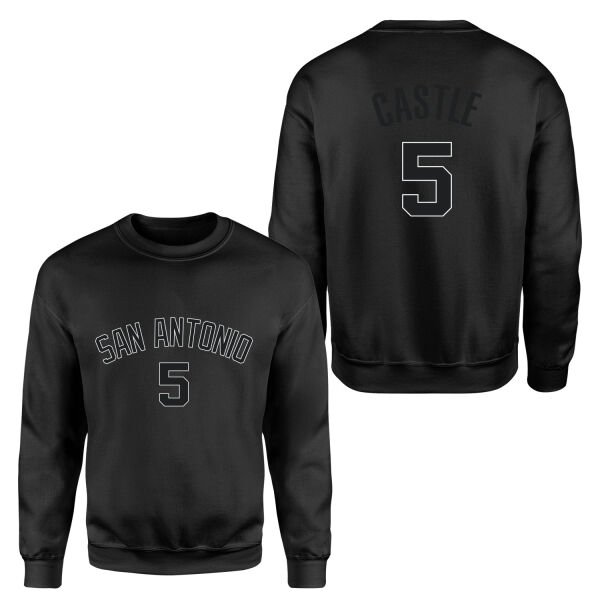 Stephon Castle San Antonio 5 Forma Sweatshirt S - Siyah