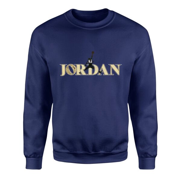 Air Jordan Exellence Sweatshirt XL - İndigo Mavisi