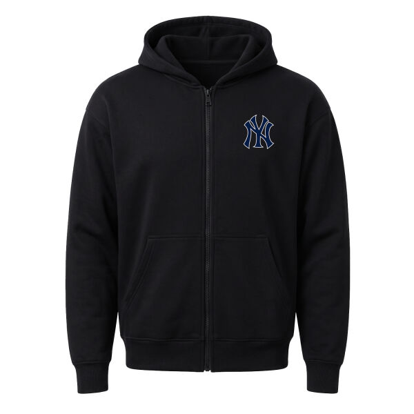 New York Yankees Fermuarlı Kapüşonlu Sweatshirt