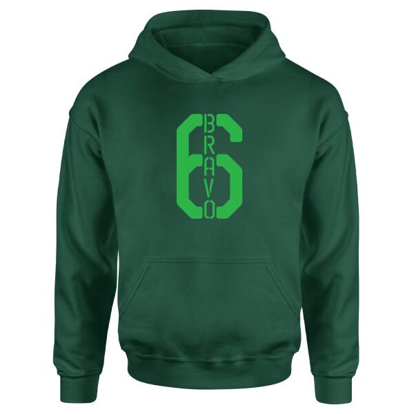 Bravo 6 | Call of Duty Hoodie XL - Nefti Yeşili