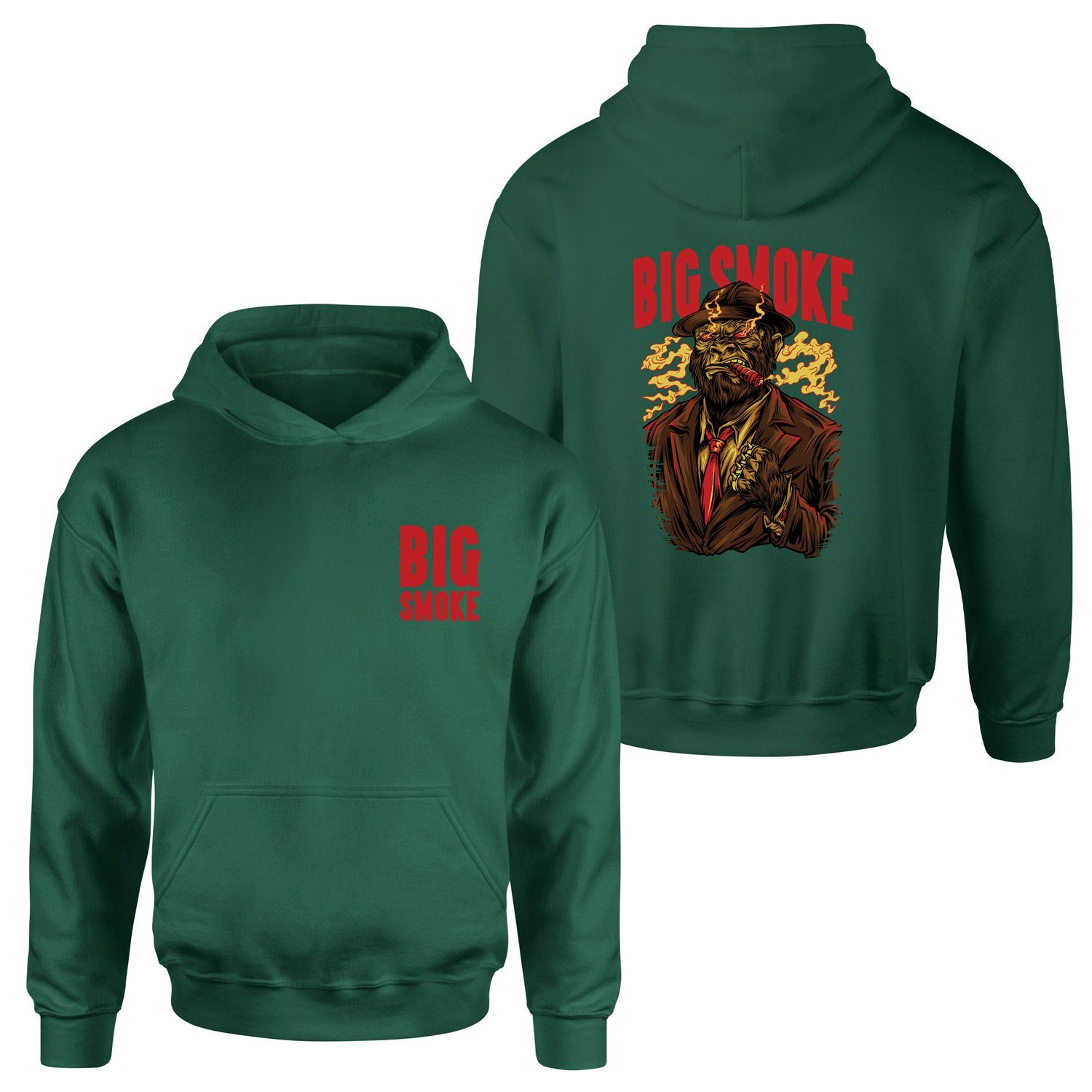 Big Smoke Hoodie M - Nefti Yeşili
