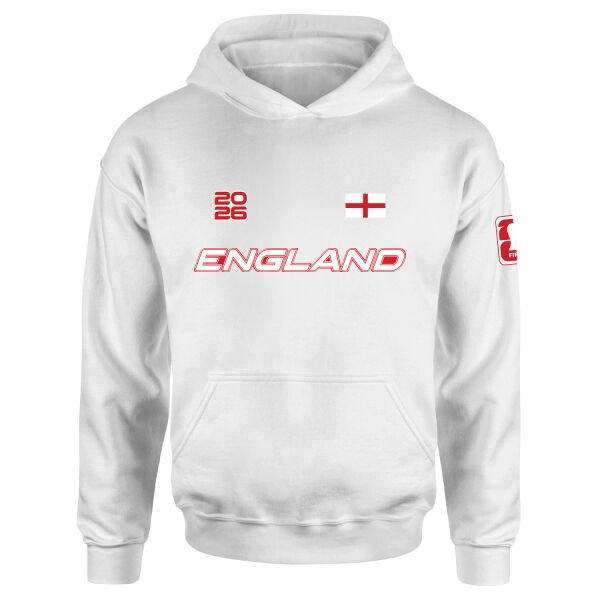 İngiltere 2026 Hoodie XL - Beyaz