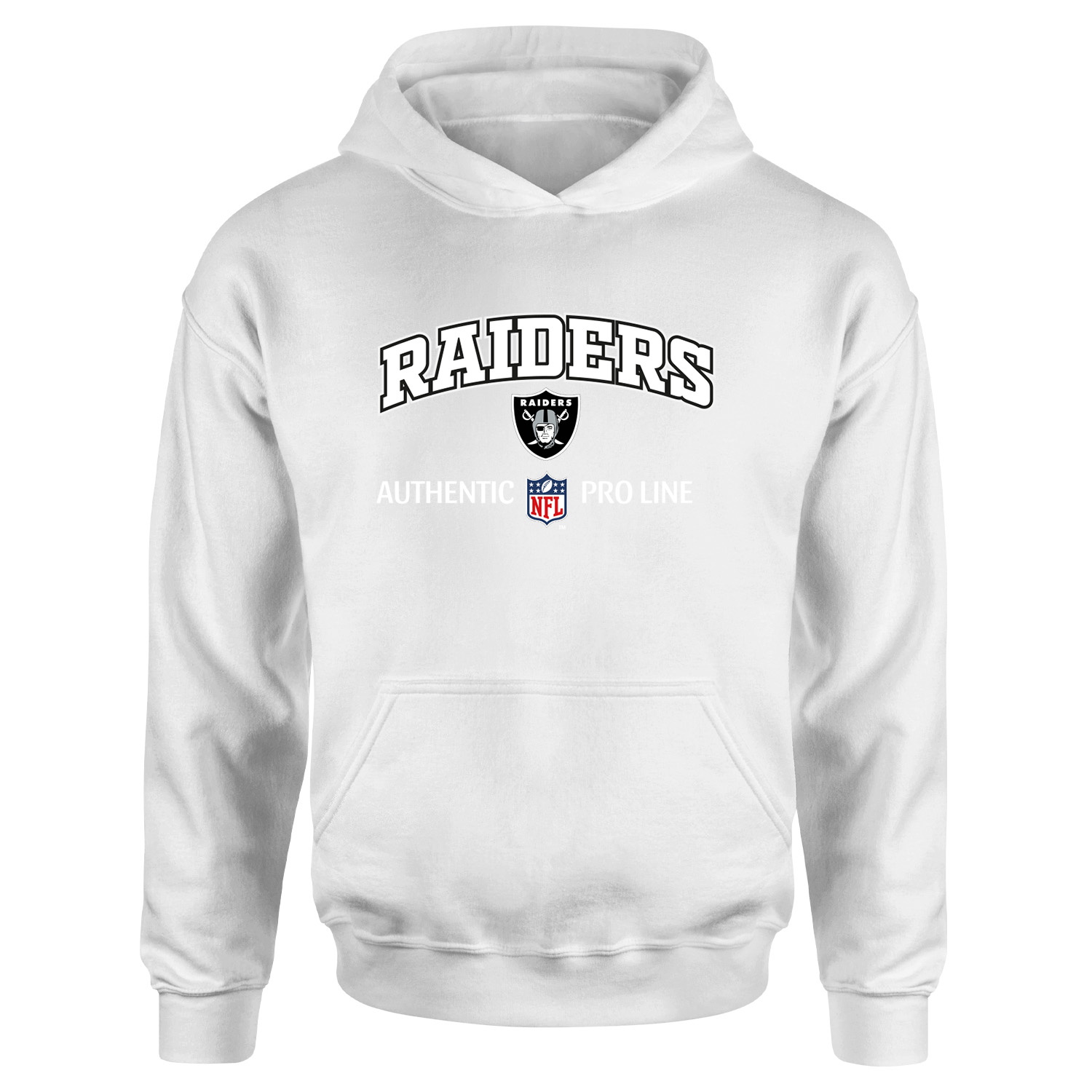 Raiders NFL Hoodie S - Beyaz