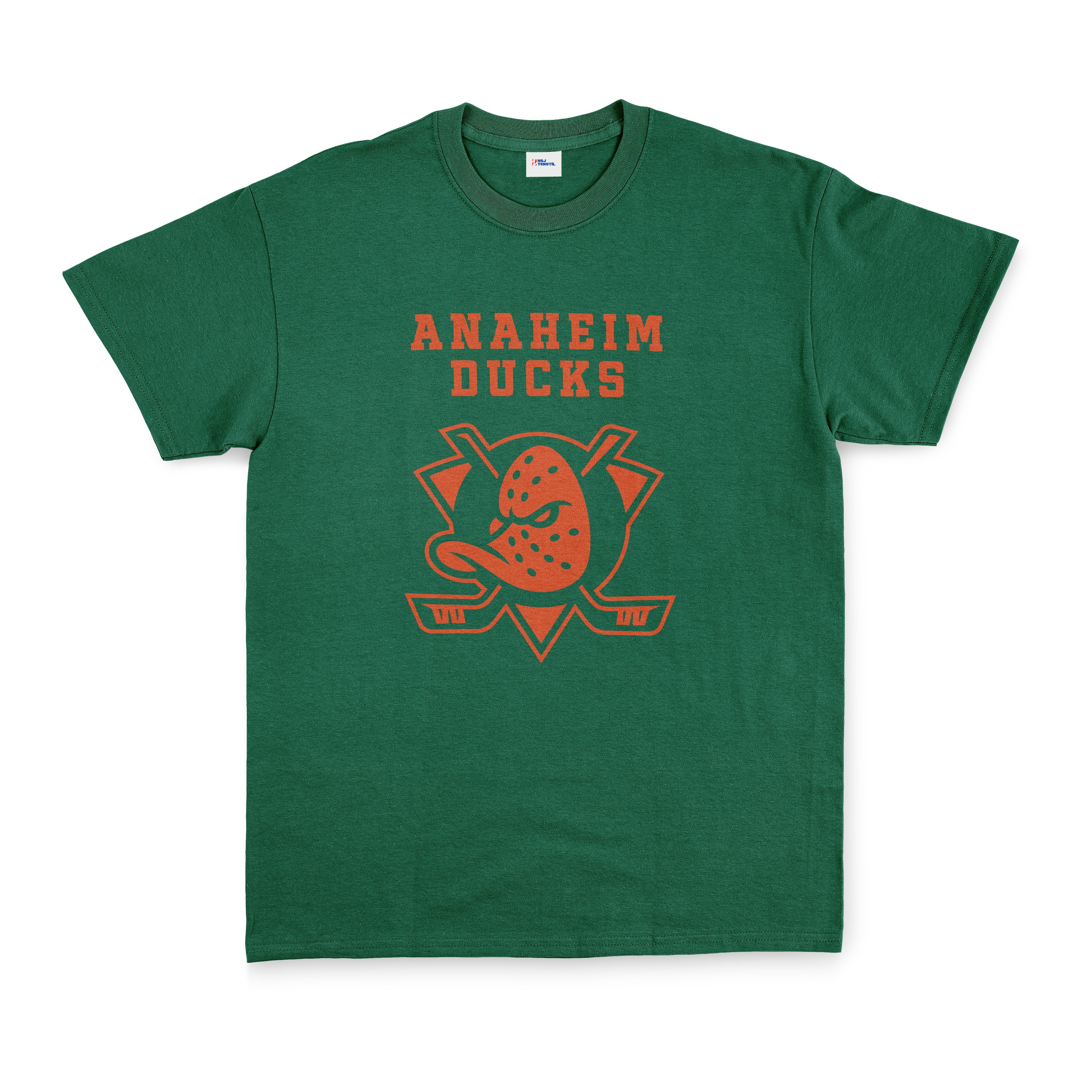 Anaheim Ducks Tişört XL - Nefti Yeşili