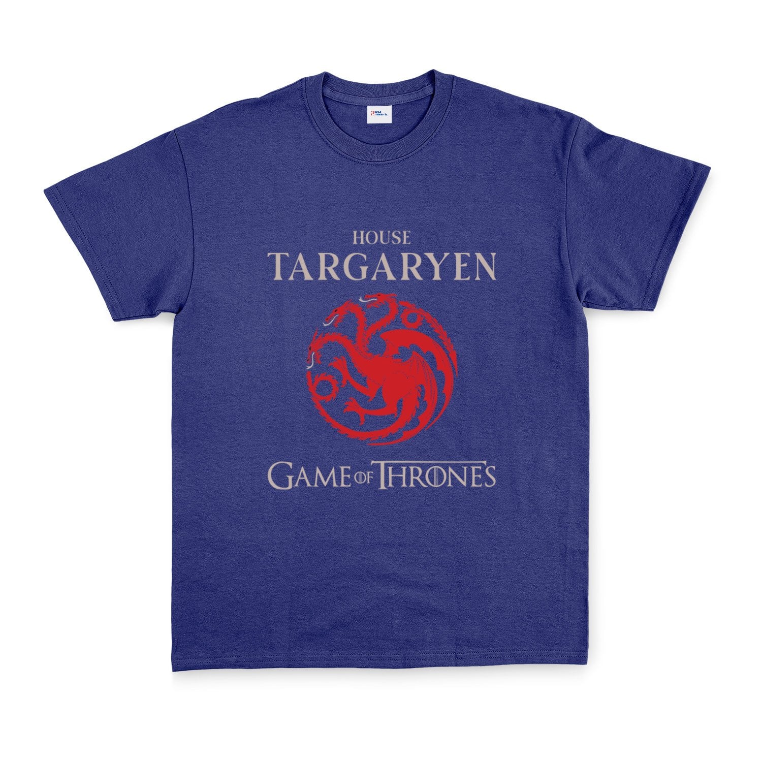 House Targaryen Tişört L - İndigo Mavisi