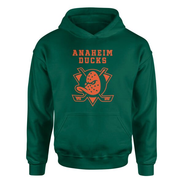 Anaheim Ducks Hoodie M - Nefti Yeşili