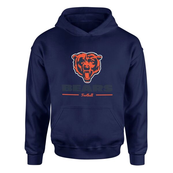 Chicago Bears Chi-Town Roar Hoodie S - İndigo Mavisi