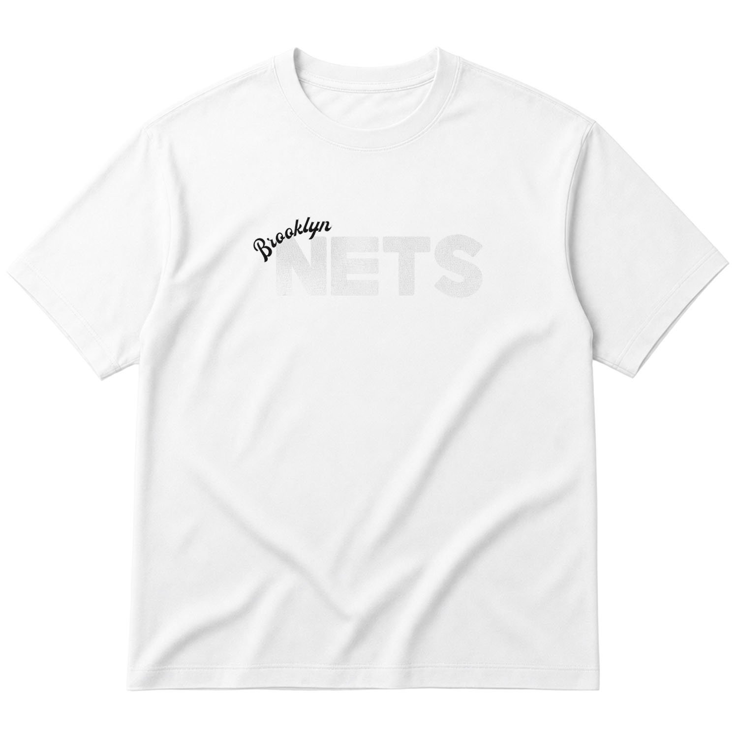 Brooklyn N Oversize Tişört XL - Beyaz