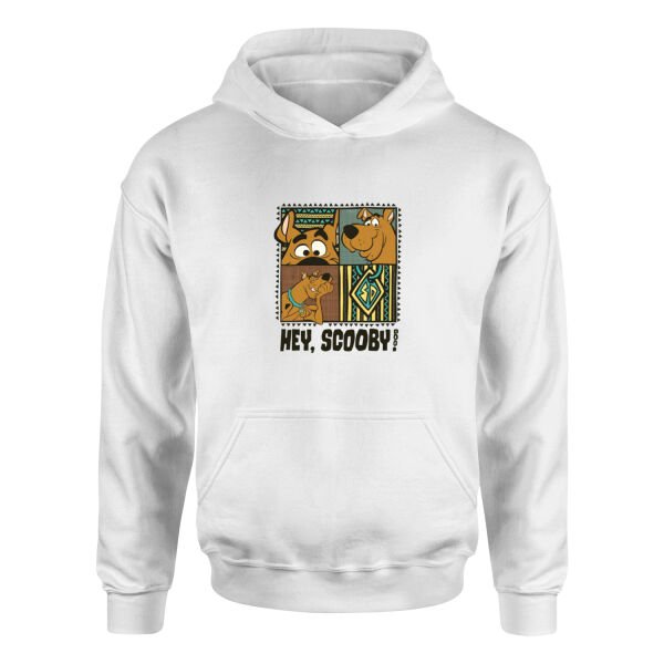 Hey Scooby! Hoodie L - Beyaz