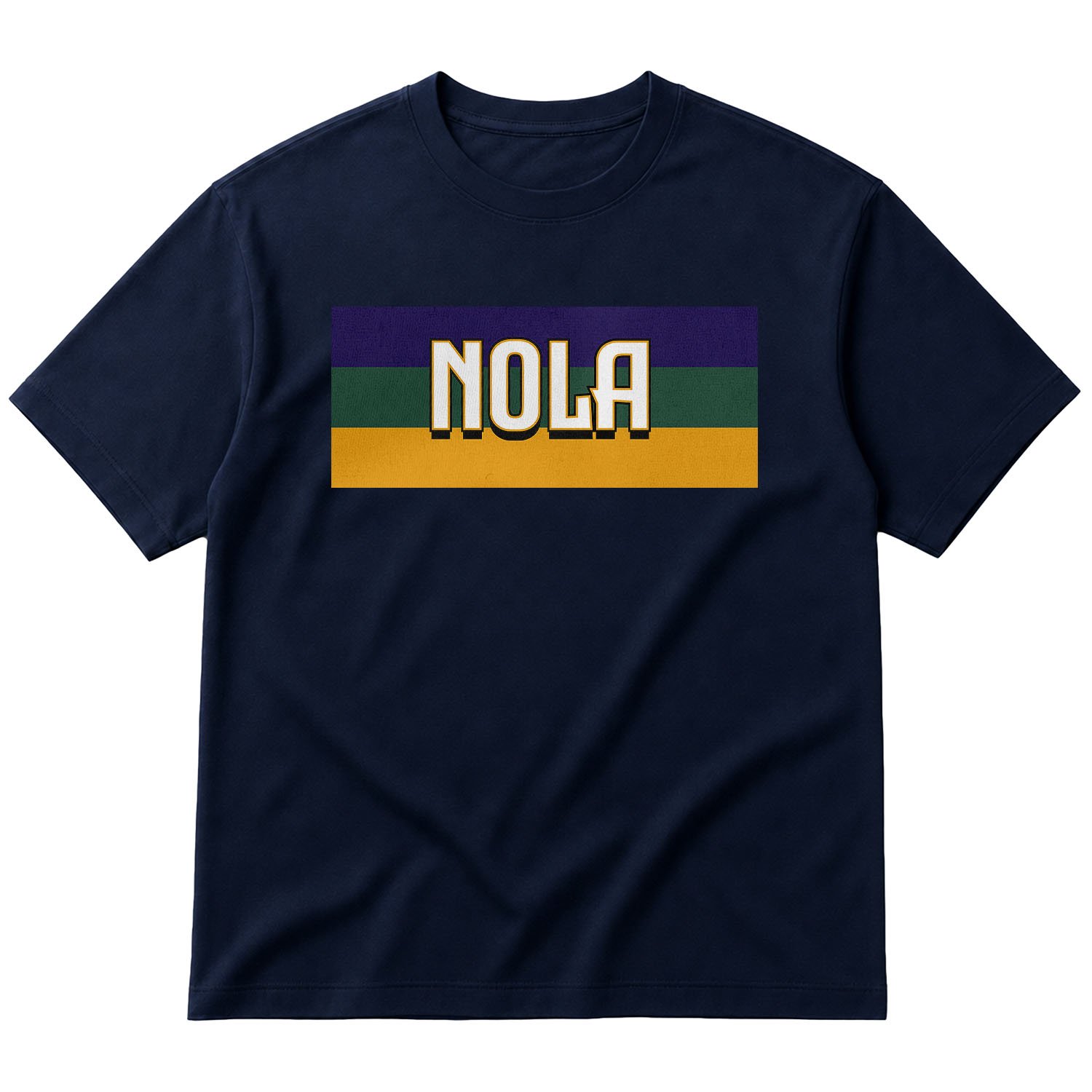 NOLA Oversize Tişört XL - İndigo Mavisi