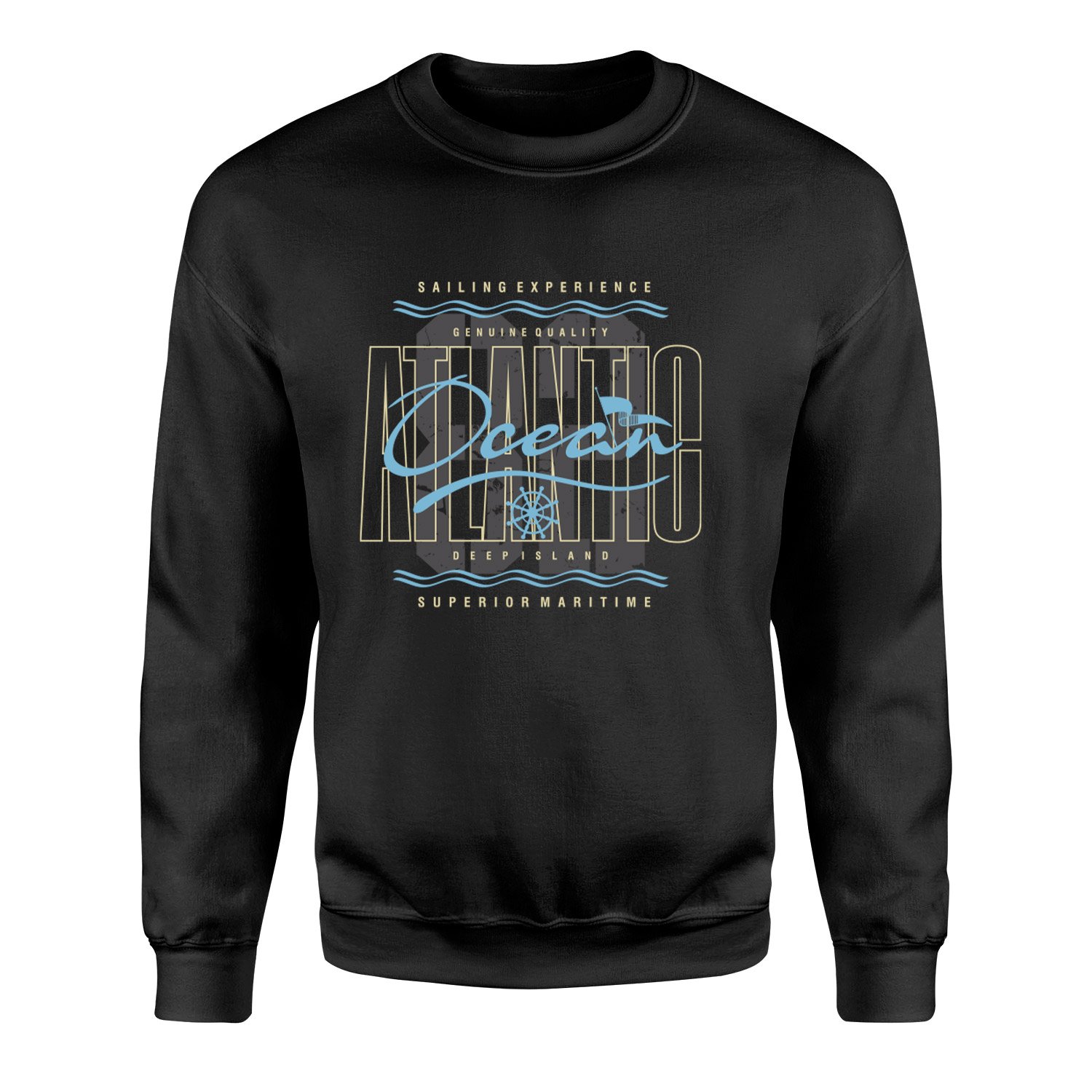Atlantic Ocean Sweatshirt XXL - Siyah
